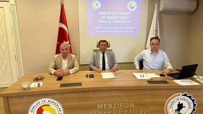 Merzifon TSO Meclisi Toplandı!