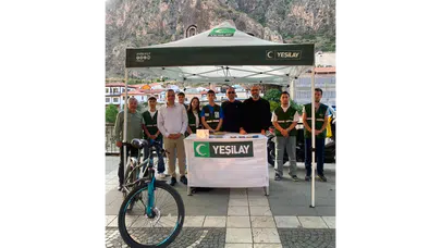 Yeşilay Bisiklet Turu İçin Kayıt Standı Açıldı