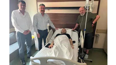 Başkan Kargı'dan Nevcanoğlu'na Geçmiş Olsun Ziyareti