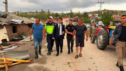 Taşova'da Fırtına Sonrası Hummalı Çalışma