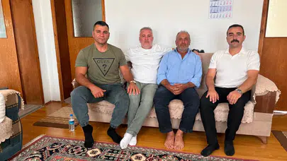 Merzifon Gençlerinden Aksoy Ailesine Geçmiş Olsun Ziyareti