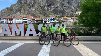 Amasya'yı Pedallarla Keşfedecekler!