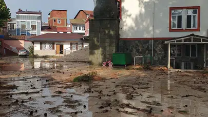 Amasya'nın Taşova İlçesinde Fırtına Dehşeti