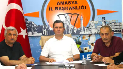 AK Parti Amasya'da Mesai Hız Kesmiyor