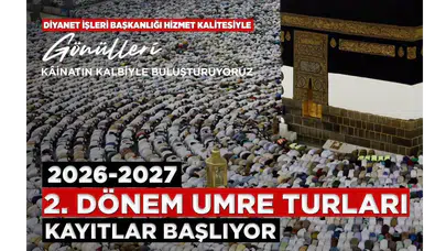 Amasya’da 2. Dönem Umre Turları Başlıyor