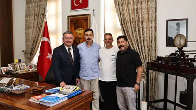 Merzifon Belediyesi'nde Dikkat Çeken Ziyaretler!
