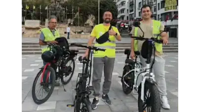 Amasya’da Sağlıklı Yaşam İçin Pedal Çevirdiler