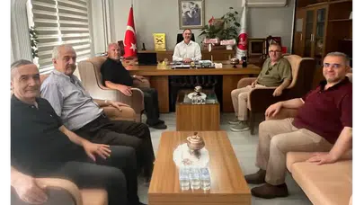 Faruk Kaplan ve Esnaflardan Müftülüğe Ziyaret
