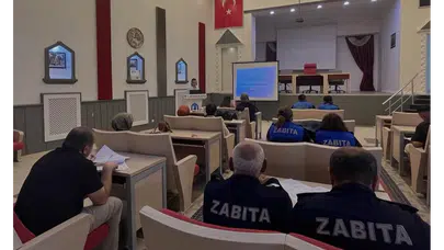 Merzifon’da Zabıtaya Sağlık Eğitimi