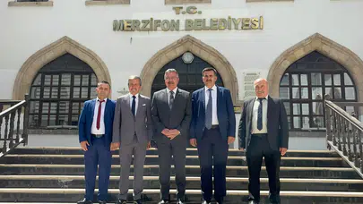 MHP Merzifon Yönetiminden Başkan Alp Kargı'ya Ziyaret