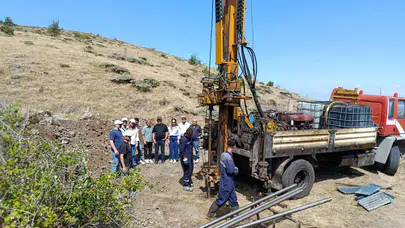 Gümüşhacıköy'de İçme Suyu Projesinde İlk Adım! Sondaj Çalışmaları Başladı