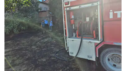 Hacıbalı Mahallesi’nde Yangın Paniği! İtfaiye’den Anında Müdahale