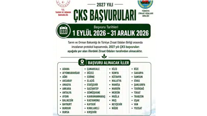 Amasya’da ÇKS Başvuruları Başlıyor: Çiftçiler İçin Kritik Tarihler Açıklandı