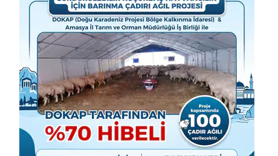 Amasya’da Üreticiye Müjde: Yüzde 70 Hibe!