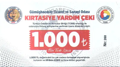 Gümüşhacıköy’de 260 Öğrenciye Destek