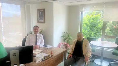 Güley’den TEB Şube Müdürü Çelik’e Ziyaret