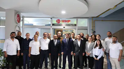 Amasya Valisi Bakan’dan MHP'ye Ziyaret