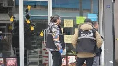 İş yerine uzun namlulu silahla saldırı