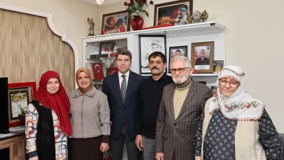 Vali Bakan’dan Şehit Emanetine Ziyaret
