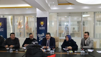 AK Parti Amasya İl Başkanlığı’nda Halk Günü Buluşması