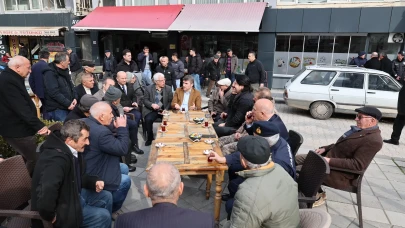 Vali Bakan Taşova Çarşısında