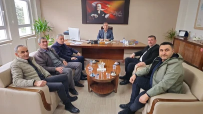 Muhtarlardan İlçe Tarım’a  Ziyaret