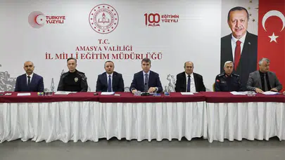 Amasya’da Eğitim Güvenliği İçin Bir Araya Geldiler