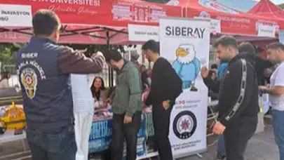 Amasya Emniyetinden Üniversitede SİBERAY Mesaisi