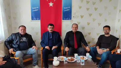 MHP Merzifon’dan Türk Eğitim-Sen’e Anlamlı Ziyaret