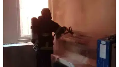 Kız Öğrenci Yurdunda Yangın