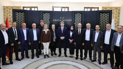 Amasya Muhtarları Valilikte Buluştu