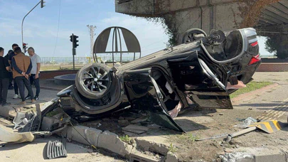 Yeni Alınan Otomobil Takla Attı: 1 Yaralı