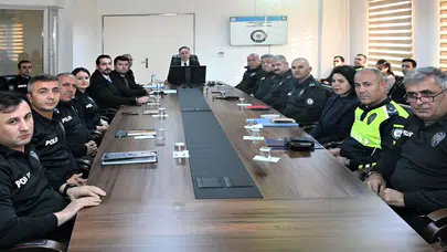 Amasya Emniyetinde Değerlendirme Toplantısı