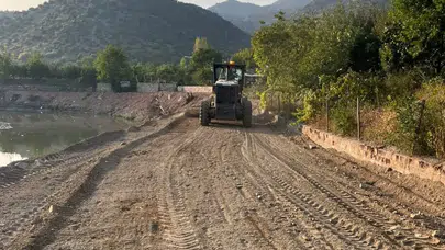 Yeşilırmak Boyunca İş Makineleri Sahada!