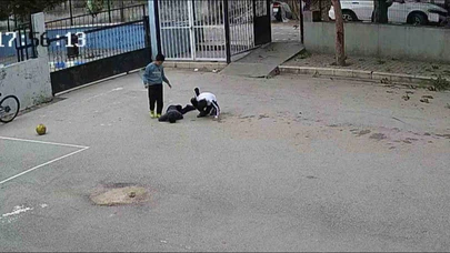 Amasya’da Okul Bahçesinde Korkutan Anlar: Çocuğun Yardımına Müdür Yetişti