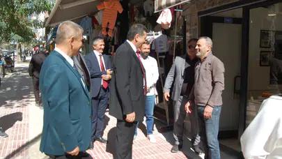 MHP Merzifon’da Sahaya İndi! Esnafın Sorunlarını Dinledi