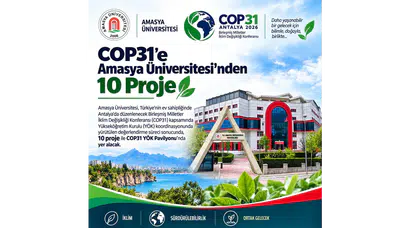 Amasya’nın 10 Projesine COP31 Vizesi!