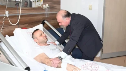 Çorum Valisi Çalgan’dan Yaralı Personele Geçmiş Olsun