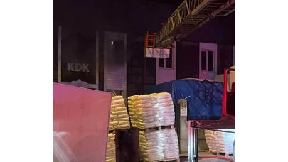 Merzifon OSB'de yangın!