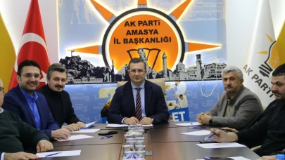 AK Parti Amasya'dan Hedef Net: Durmadan Çalışmak
