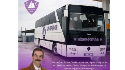 Sinopspor’a Lüks Otobüs Bağışlandı!