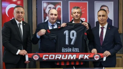 Özel’e Çorum’dan Forma Jestı
