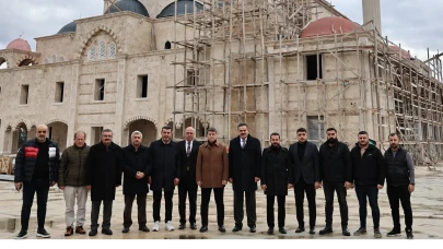 Suluova Şeker Camii İnşaatı Yerinde İncelendi
