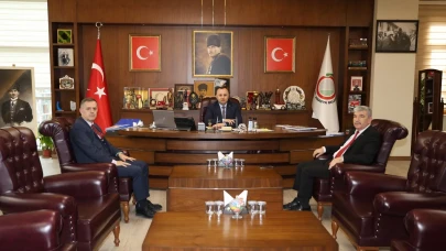 Başkan Sevindi Misafirlerini Ağırladı