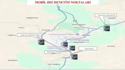 Amasya’da Radar Noktaları Açıklandı