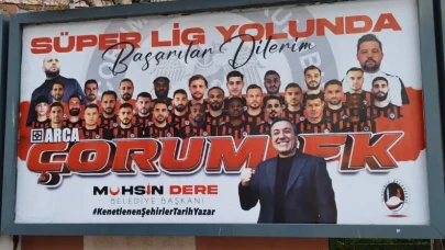SUNGURLU’DA ARCA ÇORUM  FK’YA SÜPER LİG DESTEĞİ!