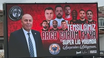 Çorum FK’ye Dev Destek: İlçe Billboardlarla Donatıldı!
