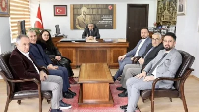 Kaymakam Karaaslan Muhasebecileri Ağırladı