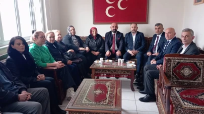 Merzifon'da Ülkücüler Bayramlaştı