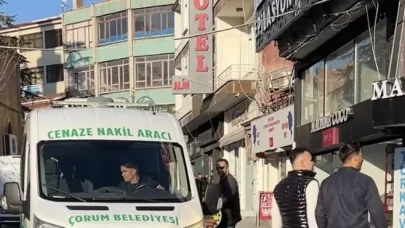 Çorum’da Şok Olay: Otel Odasında Ölü Bulundu!